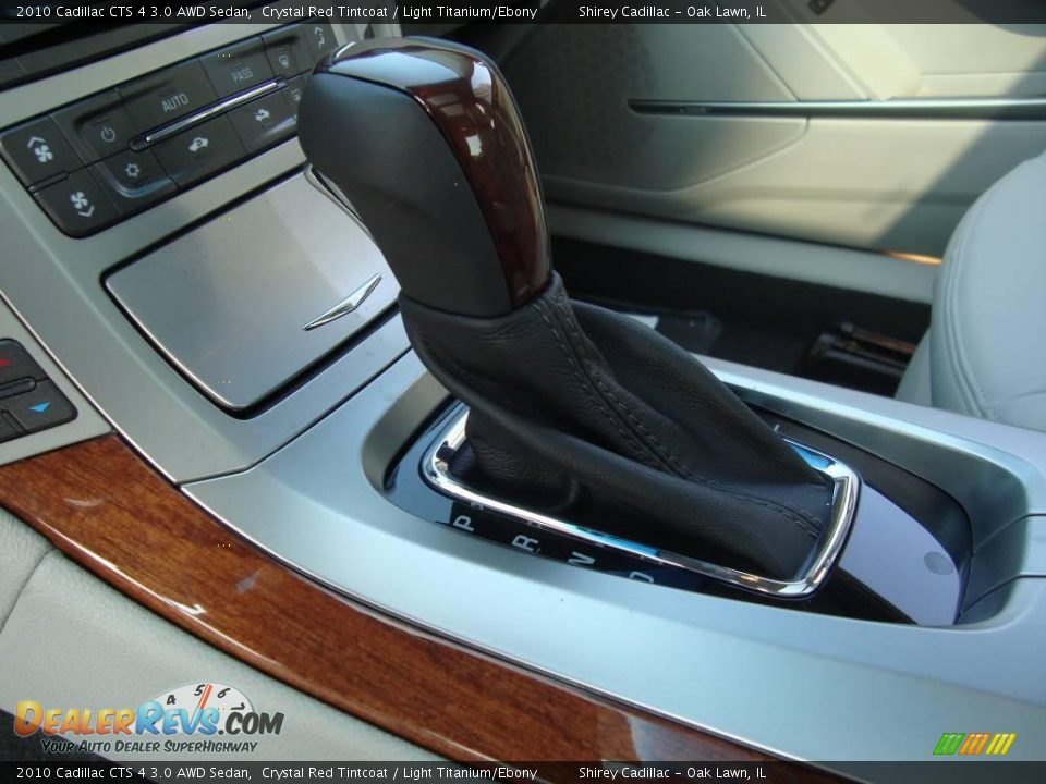 2010 Cadillac CTS 4 3.0 AWD Sedan Crystal Red Tintcoat / Light Titanium/Ebony Photo #17