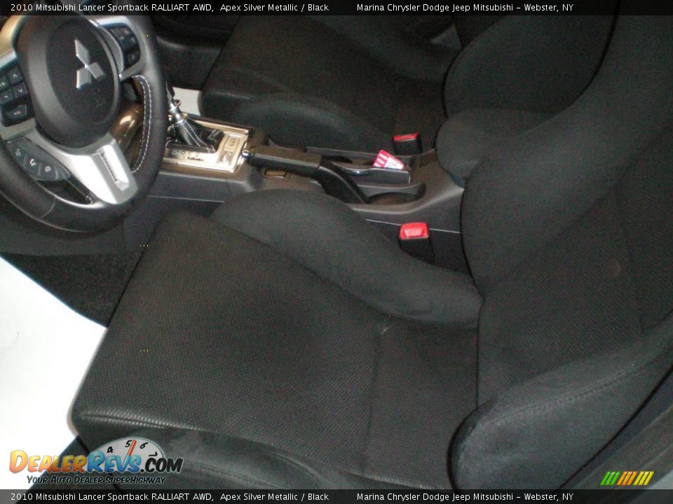 2010 Mitsubishi Lancer Sportback RALLIART AWD Apex Silver Metallic / Black Photo #2