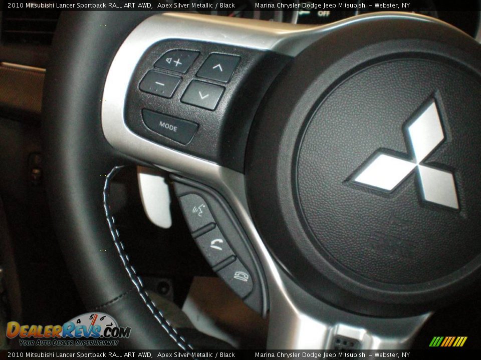 2010 Mitsubishi Lancer Sportback RALLIART AWD Apex Silver Metallic / Black Photo #3
