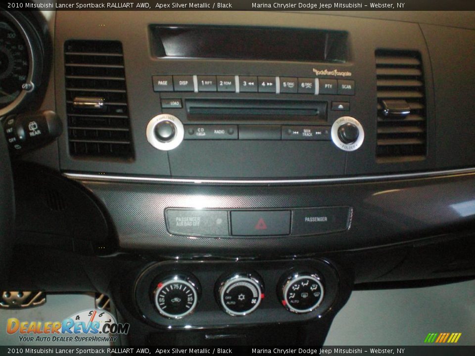 2010 Mitsubishi Lancer Sportback RALLIART AWD Apex Silver Metallic / Black Photo #5