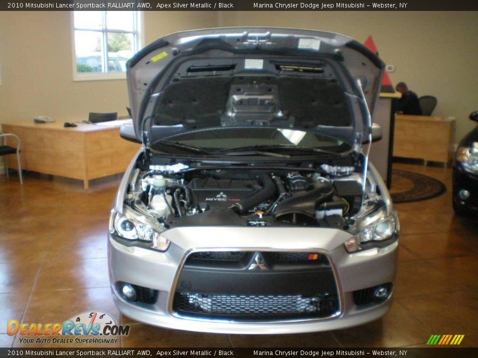 2010 Mitsubishi Lancer Sportback RALLIART AWD Apex Silver Metallic / Black Photo #11
