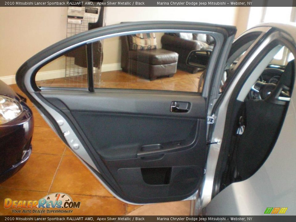 2010 Mitsubishi Lancer Sportback RALLIART AWD Apex Silver Metallic / Black Photo #14