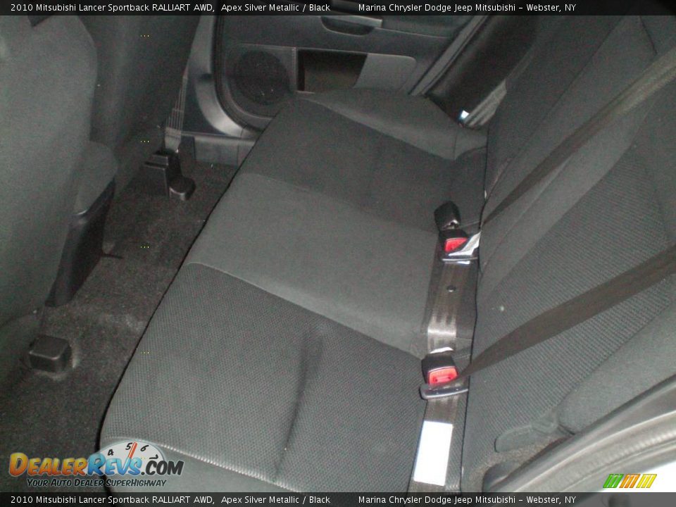 2010 Mitsubishi Lancer Sportback RALLIART AWD Apex Silver Metallic / Black Photo #15
