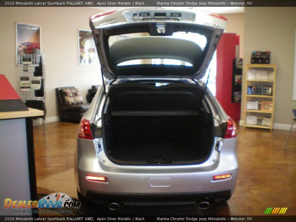 2010 Mitsubishi Lancer Sportback RALLIART AWD Apex Silver Metallic / Black Photo #16
