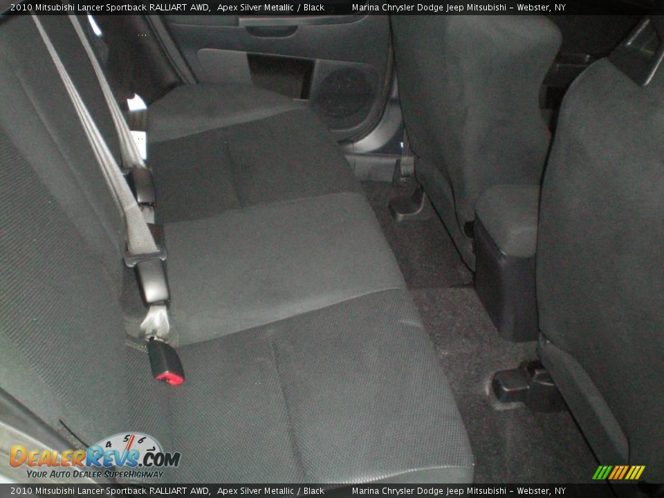 2010 Mitsubishi Lancer Sportback RALLIART AWD Apex Silver Metallic / Black Photo #19