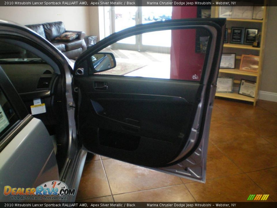 2010 Mitsubishi Lancer Sportback RALLIART AWD Apex Silver Metallic / Black Photo #20