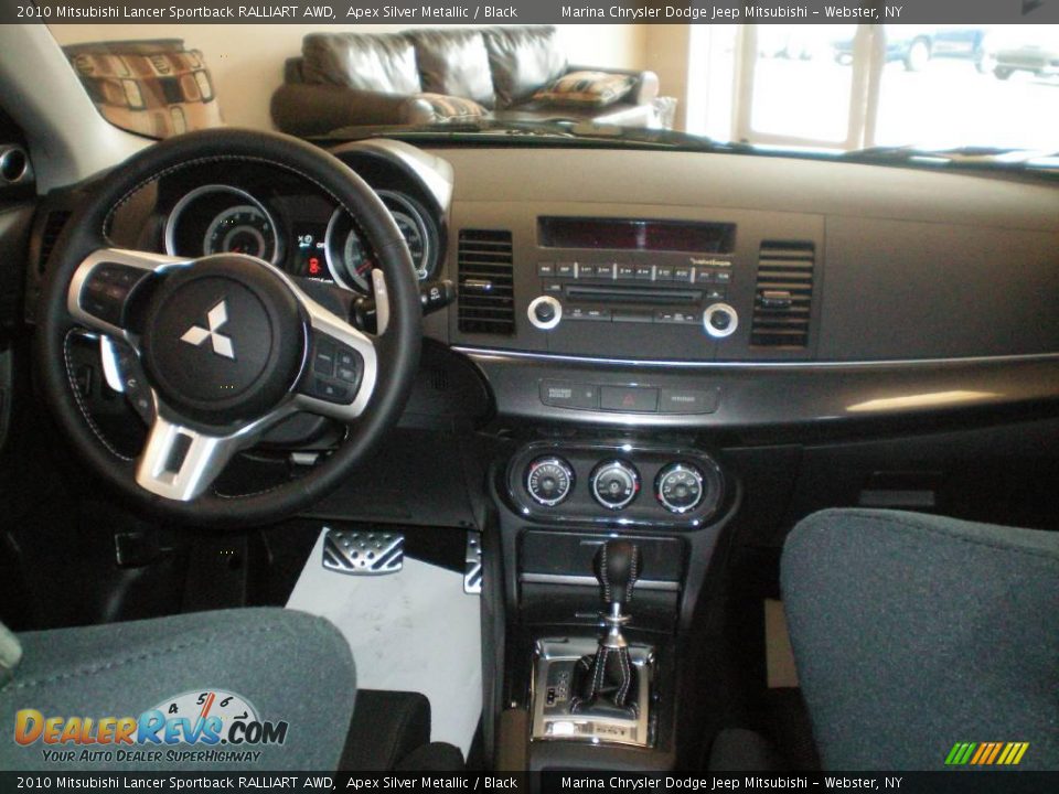 2010 Mitsubishi Lancer Sportback RALLIART AWD Apex Silver Metallic / Black Photo #23