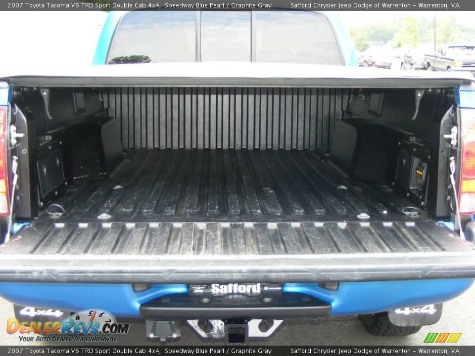 2007 Toyota Tacoma V6 TRD Sport Double Cab 4x4 Speedway Blue Pearl / Graphite Gray Photo #12