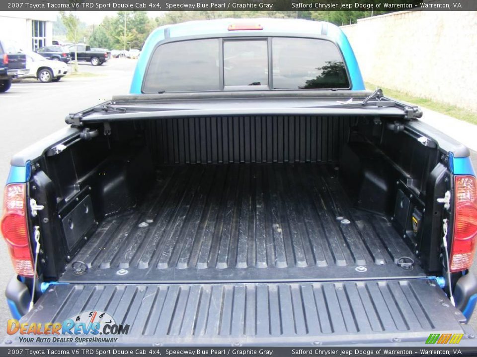 2007 Toyota Tacoma V6 TRD Sport Double Cab 4x4 Speedway Blue Pearl / Graphite Gray Photo #13