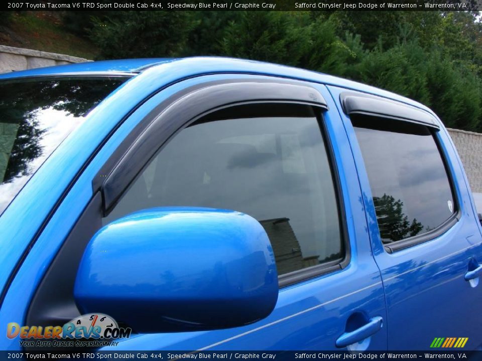 2007 Toyota Tacoma V6 TRD Sport Double Cab 4x4 Speedway Blue Pearl / Graphite Gray Photo #14
