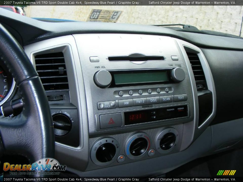 2007 Toyota Tacoma V6 TRD Sport Double Cab 4x4 Speedway Blue Pearl / Graphite Gray Photo #23