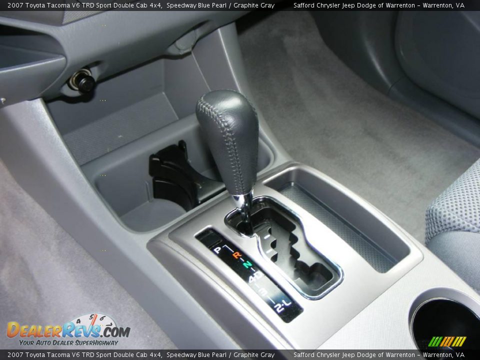 2007 Toyota Tacoma V6 TRD Sport Double Cab 4x4 Speedway Blue Pearl / Graphite Gray Photo #24