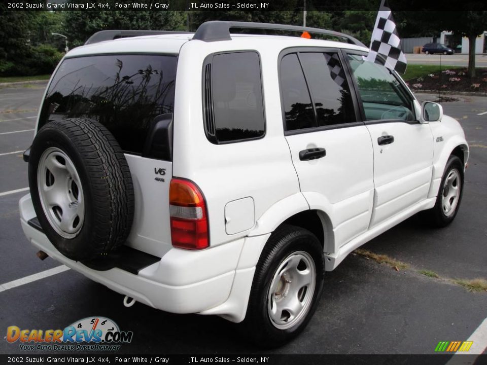 2002 Suzuki Grand Vitara JLX 4x4 Polar White / Gray Photo #5
