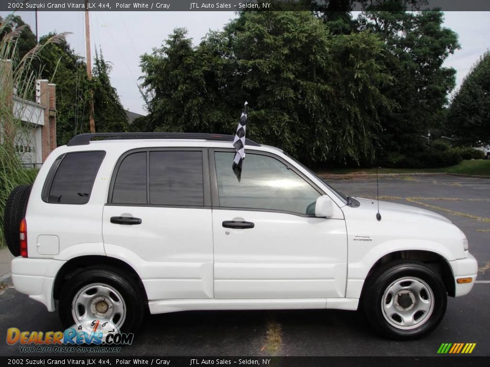 2002 Suzuki Grand Vitara JLX 4x4 Polar White / Gray Photo #6