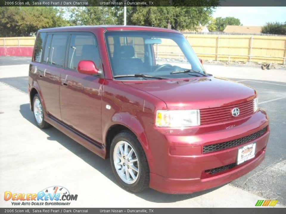 2006 Scion xB Salsa Red Pearl / Dark Charcoal Photo #3