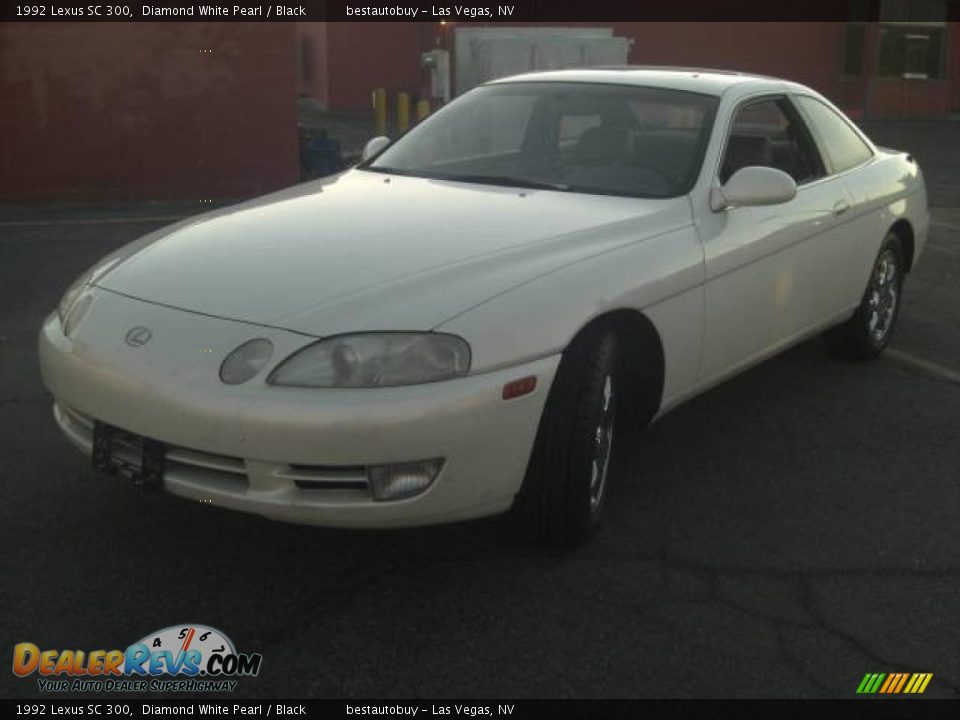 1992 Lexus SC 300 Diamond White Pearl / Black Photo #2