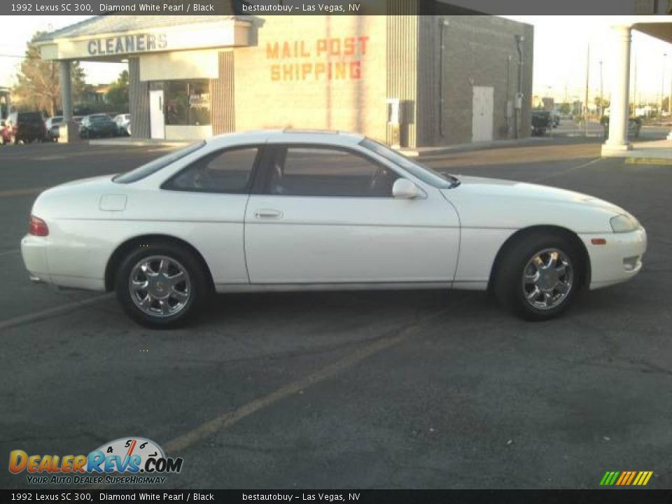 1992 Lexus SC 300 Diamond White Pearl / Black Photo #6