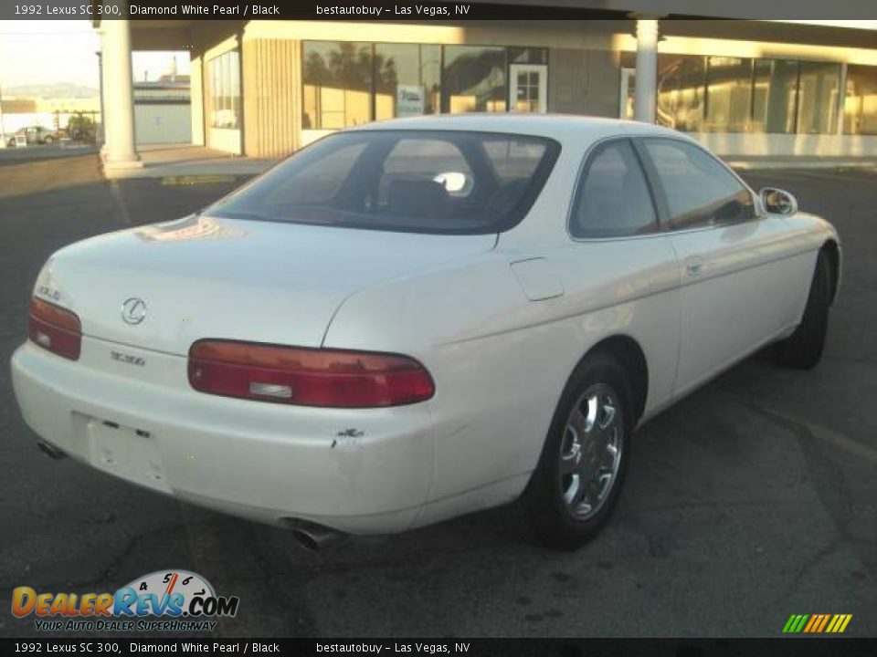 1992 Lexus SC 300 Diamond White Pearl / Black Photo #7