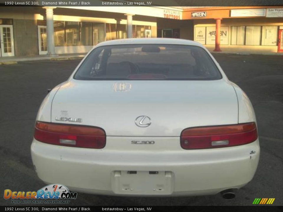 1992 Lexus SC 300 Diamond White Pearl / Black Photo #8