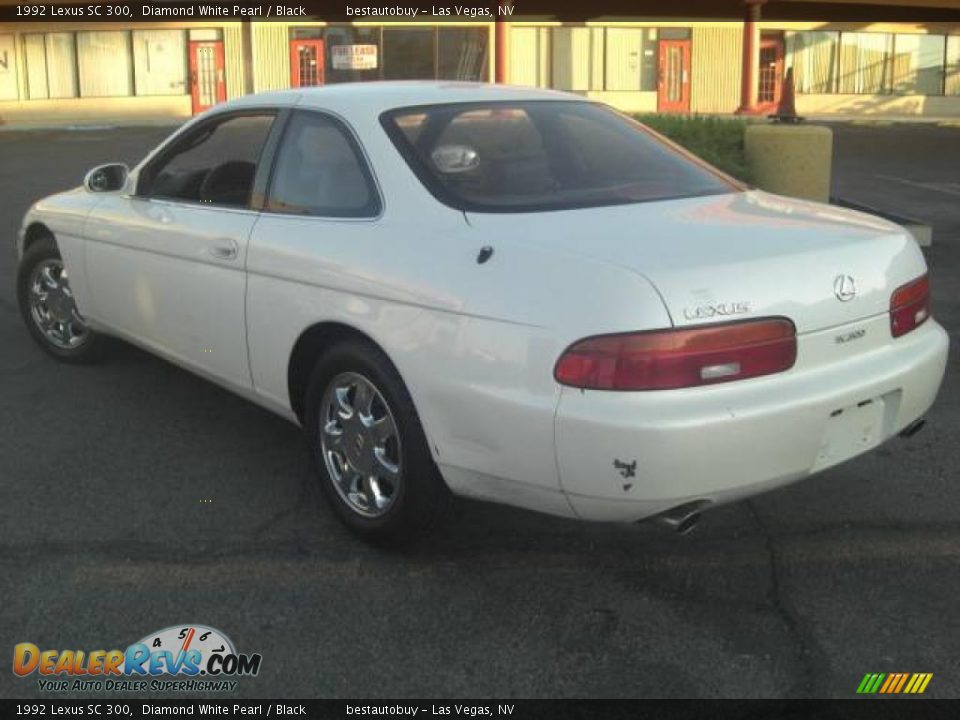 1992 Lexus SC 300 Diamond White Pearl / Black Photo #9