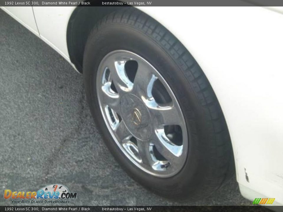 1992 Lexus SC 300 Diamond White Pearl / Black Photo #10