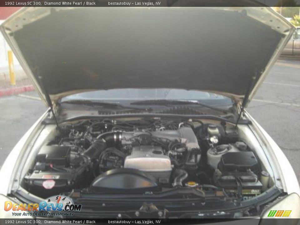 1992 Lexus SC 300 Diamond White Pearl / Black Photo #16