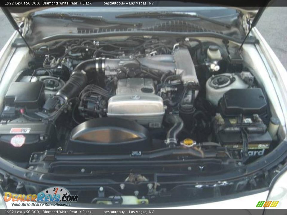 1992 Lexus SC 300 Diamond White Pearl / Black Photo #17