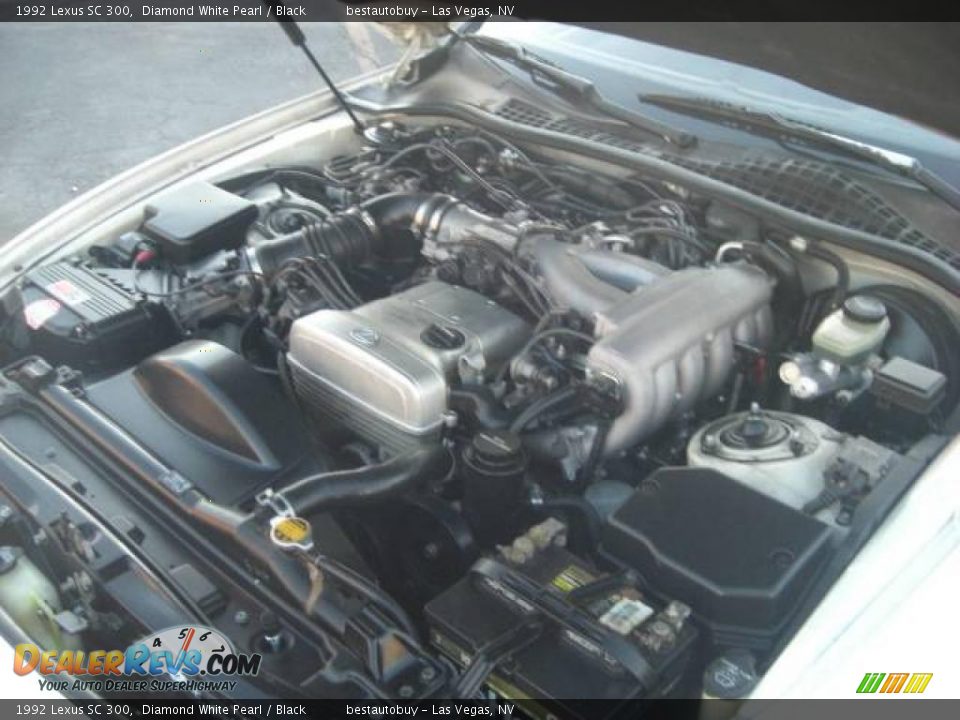 1992 Lexus SC 300 Diamond White Pearl / Black Photo #19