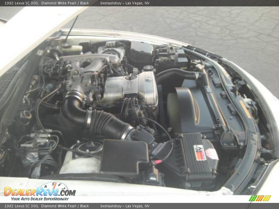 1992 Lexus SC 300 Diamond White Pearl / Black Photo #21