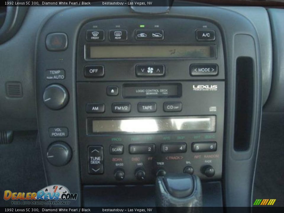 1992 Lexus SC 300 Diamond White Pearl / Black Photo #31
