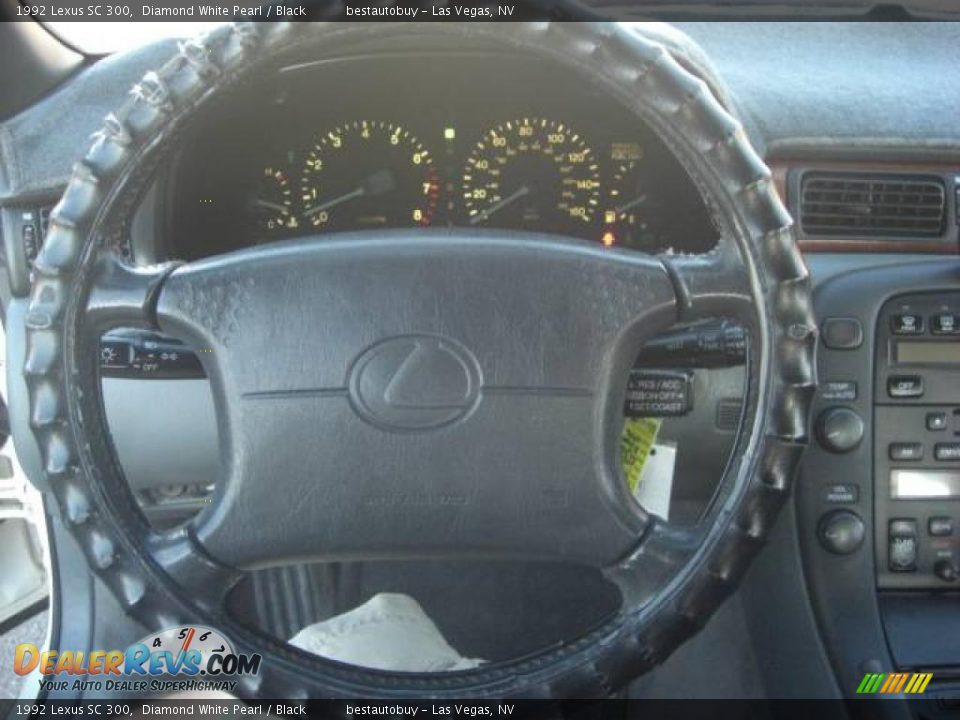 1992 Lexus SC 300 Diamond White Pearl / Black Photo #35