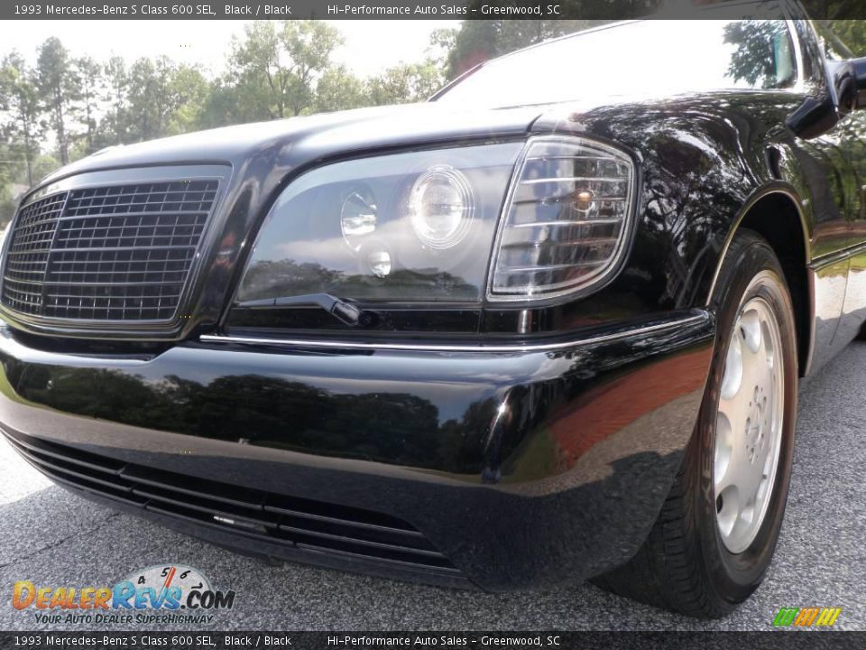 1993 Mercedes-Benz S Class 600 SEL Black / Black Photo #14