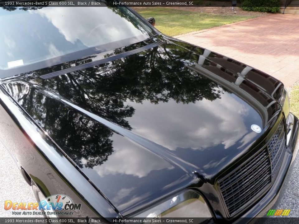 1993 Mercedes-Benz S Class 600 SEL Black / Black Photo #15