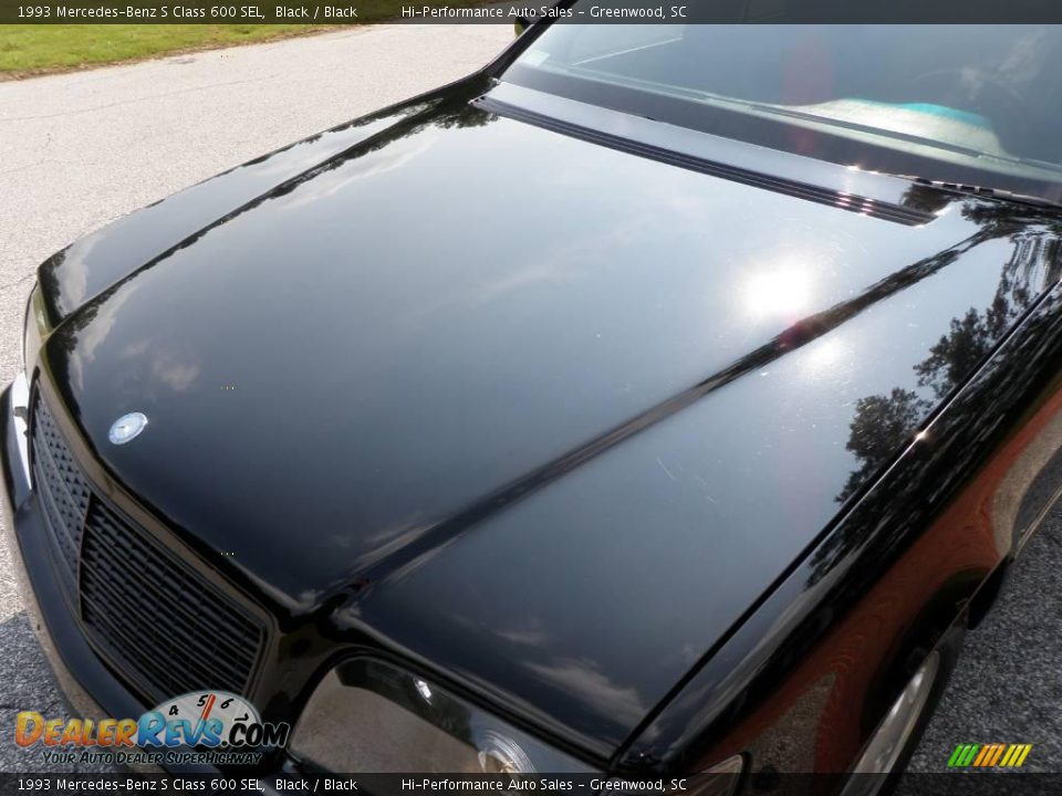 1993 Mercedes-Benz S Class 600 SEL Black / Black Photo #16