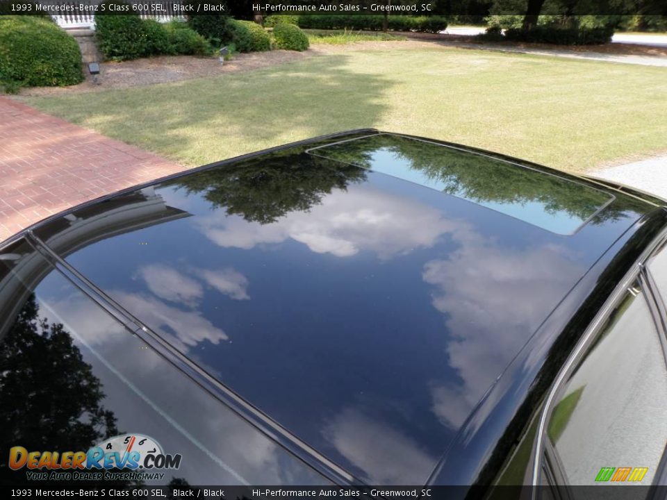 1993 Mercedes-Benz S Class 600 SEL Black / Black Photo #17