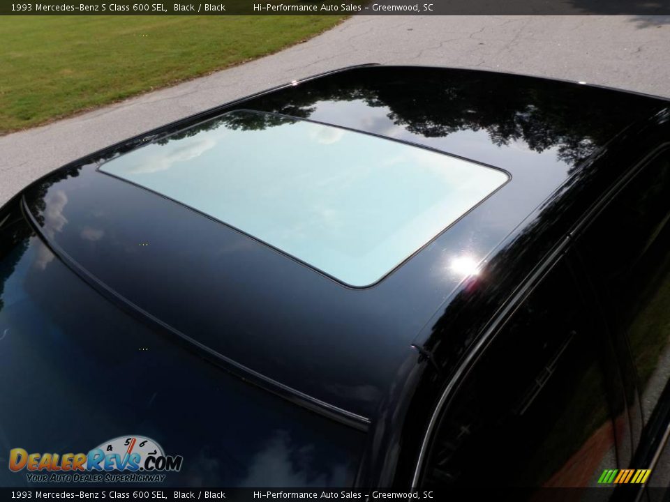 1993 Mercedes-Benz S Class 600 SEL Black / Black Photo #18
