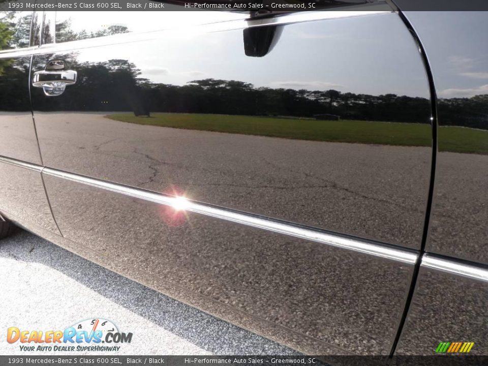 1993 Mercedes-Benz S Class 600 SEL Black / Black Photo #22