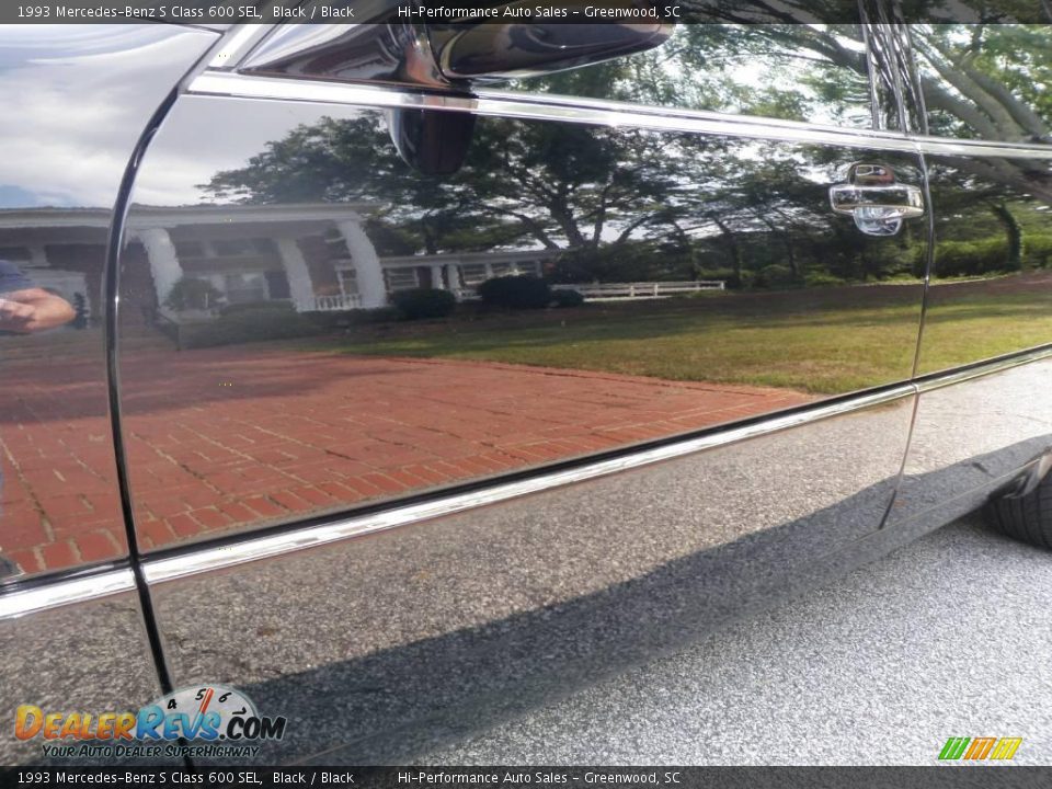 1993 Mercedes-Benz S Class 600 SEL Black / Black Photo #23