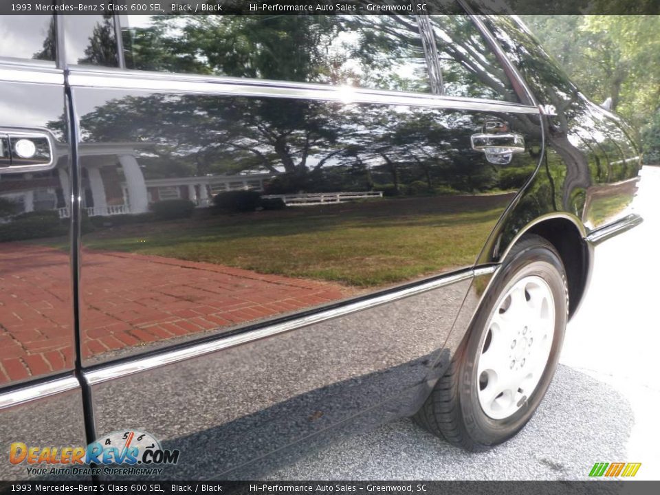 1993 Mercedes-Benz S Class 600 SEL Black / Black Photo #24