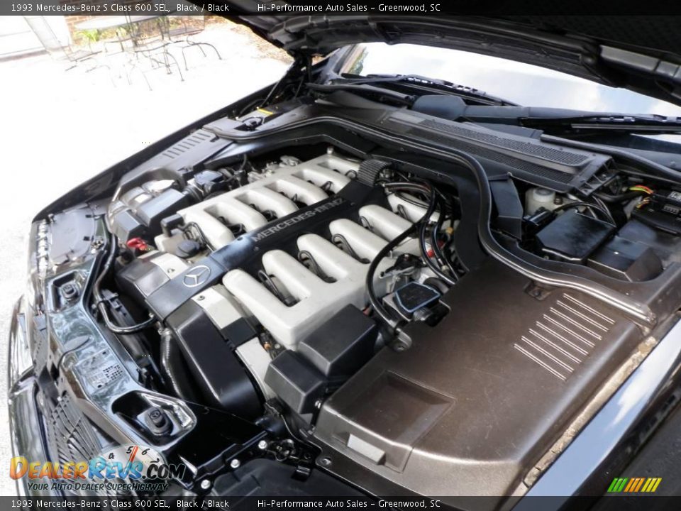 1993 Mercedes-Benz S Class 600 SEL Black / Black Photo #34