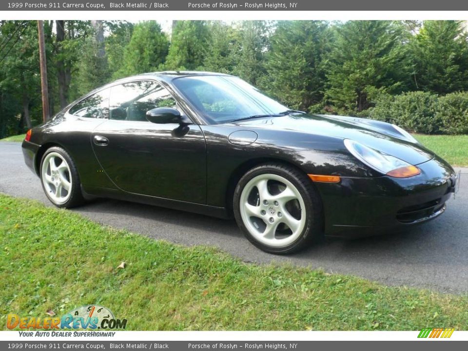 1999 Porsche 911 Carrera Coupe Black Metallic / Black Photo #7