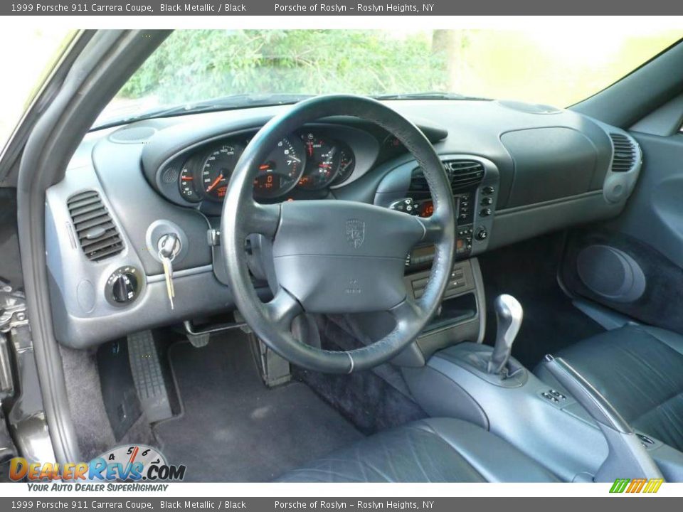 1999 Porsche 911 Carrera Coupe Black Metallic / Black Photo #15