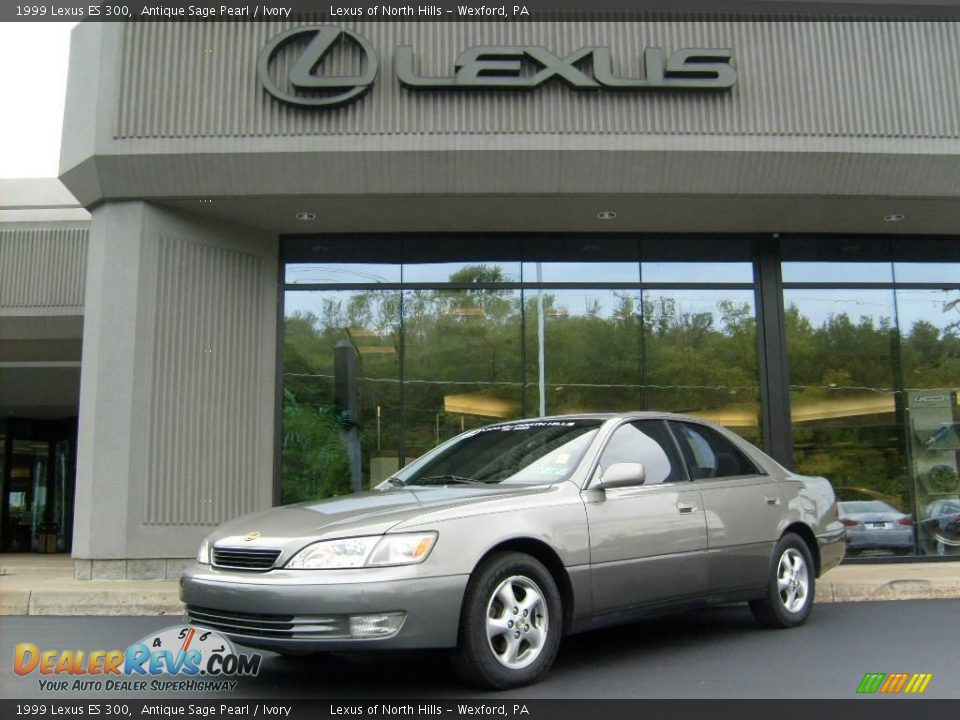 1999 Lexus ES 300 Antique Sage Pearl / Ivory Photo #1