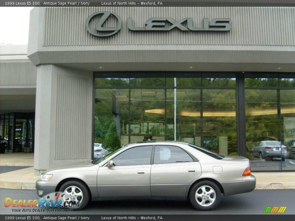 1999 Lexus ES 300 Antique Sage Pearl / Ivory Photo #2