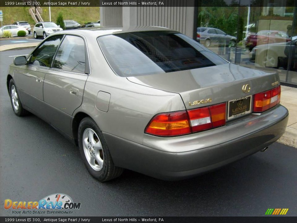 1999 Lexus ES 300 Antique Sage Pearl / Ivory Photo #3