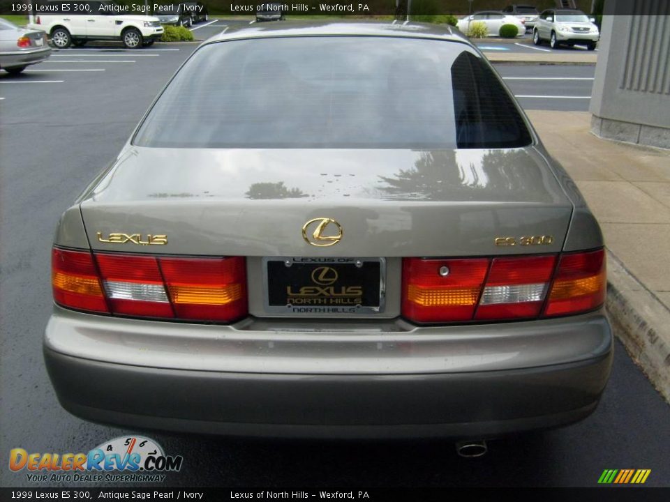 1999 Lexus ES 300 Antique Sage Pearl / Ivory Photo #4