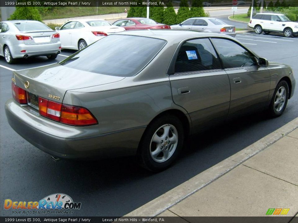 1999 Lexus ES 300 Antique Sage Pearl / Ivory Photo #5