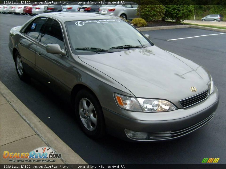 1999 Lexus ES 300 Antique Sage Pearl / Ivory Photo #6
