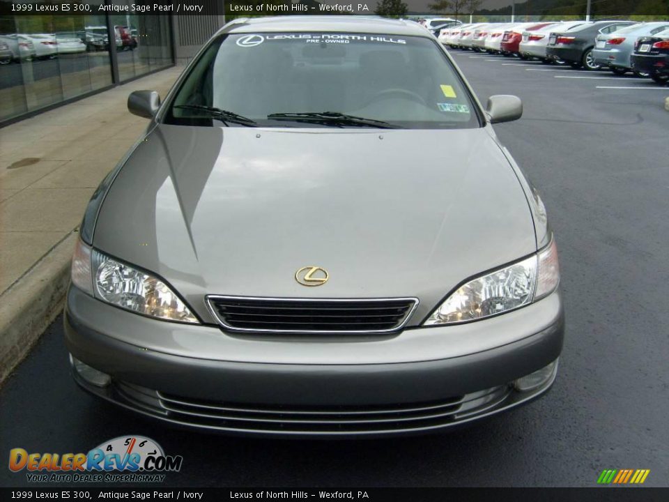 1999 Lexus ES 300 Antique Sage Pearl / Ivory Photo #7