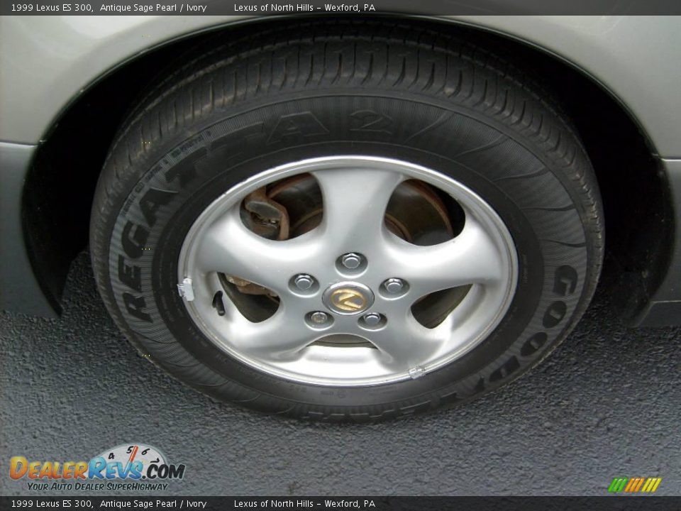 1999 Lexus ES 300 Antique Sage Pearl / Ivory Photo #8